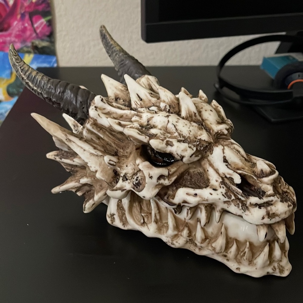 Dragon Skull Item or Incense holder